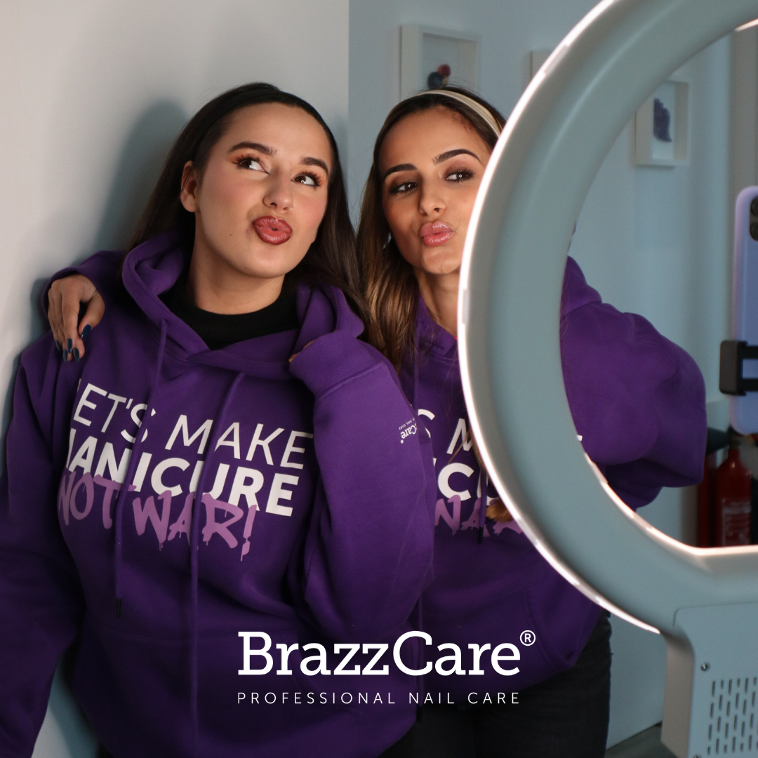 Hoodie - Let's Make Manicure Not War - BrazzCare - Professional Nail Care