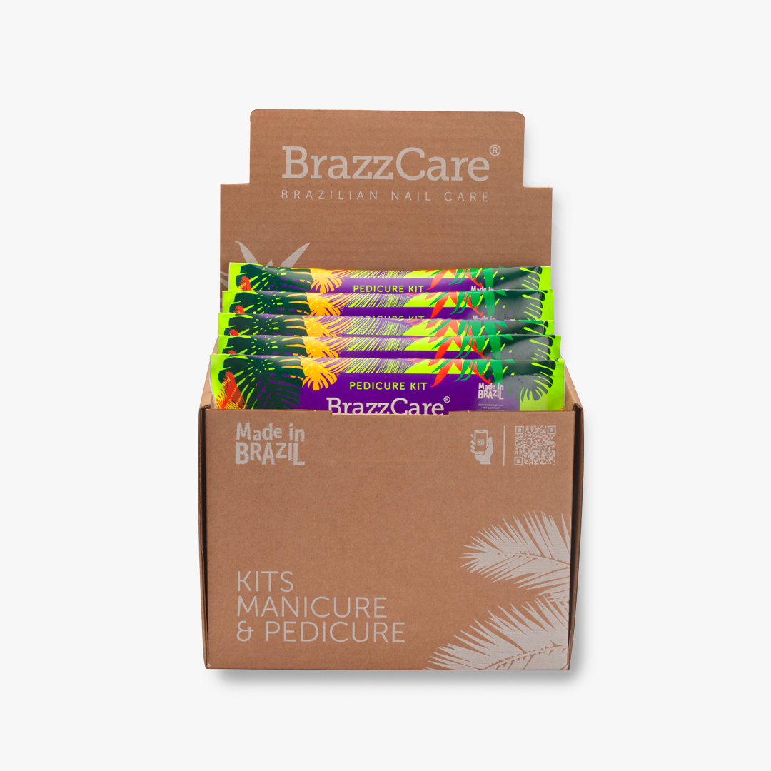 NEW - Display Box Pedi - 50 Kits – BrazzCare - Brazilian Nail Care